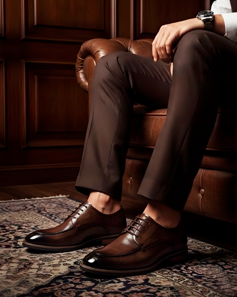 Modern Elevation men's shoes in dress and casual styles, shown for comparing silhouettes when choosing a pair.