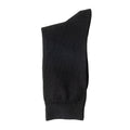 Black sock on a white background