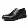 Beaumont men's black dress shoes with a hidden internal lift for a discreet height boost.