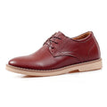 Charleston men's dress shoe in rich brown with a hidden lift for a discreet height boost.