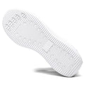 Sole of the Cityline sneaker in white, showing the textured grip pattern and the clean profile that keeps the hidden lift discreet.