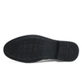 Sole view of the Harrington men's dress shoe, showing the clean profile that keeps the hidden lift discreet.