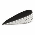 The Modern Insole black and white height increasing insole with a discreet height boost and breathable perforated side design